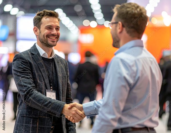 Messetechnik München: Besucherinnen und Besucher im Gespräch am Messestand